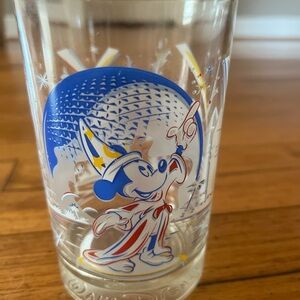 Vintage 25th anniversary Disney Mickey Mouse Glass Tumbler